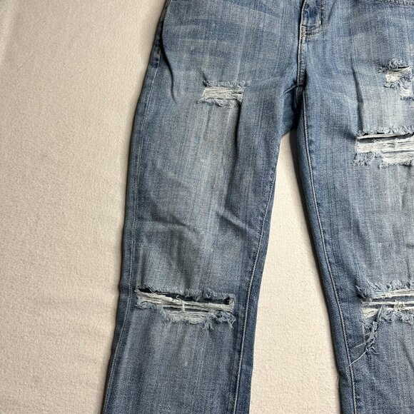 Current/Elliot Womens Stiletto Skinny Jean Distressed Made in USA Size 26 - Picture 4 of 14